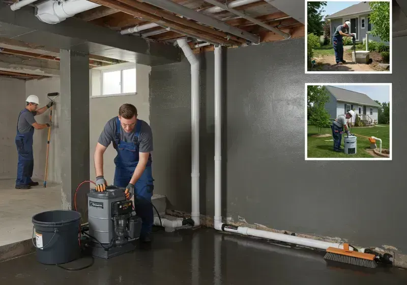 Basement Waterproofing and Flood Prevention process in Saint Paul, IN